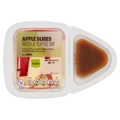 ASDA Asda Apple Slices with a Toffee Dip 100g