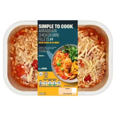 ASDA Arrabbiata Chicken Mini Fillets 345g