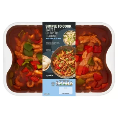 ASDA Simple to Cook Sweet & Sour Pork Traybake 760g