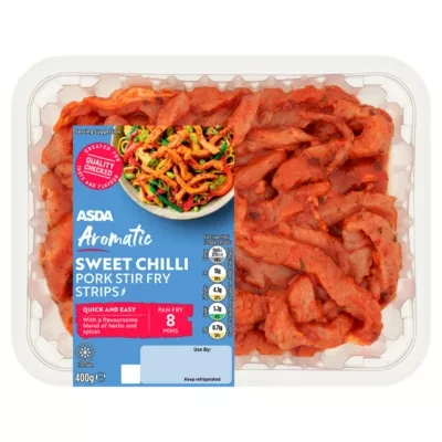 ASDA Aromatic Sweet Chilli Pork Stir Fry Strips 400g