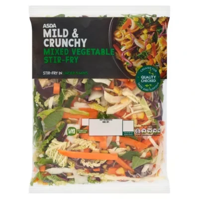 ASDA ASDA MILD & CRUNCHY MIXED VEGETABLE STIR-FRY 600g