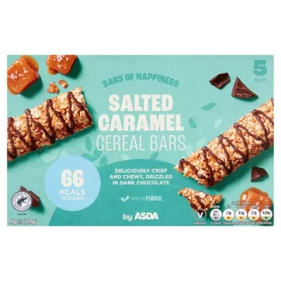 ASDA Salted Caramel Cereal Bars 19g