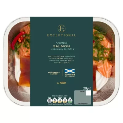 Exceptional by ASDA Scottish Salmon with Honey & Chilli 320g