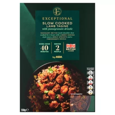 ASDA Exceptional by  Slow Cooked Lamb Tagine with Pomegranate Drizzle 550g