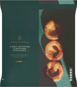 ASDA Exceptional by  6 Beef Dripping Yorkshire Puddings 288g