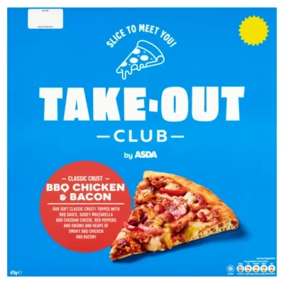 Takeout Club by ASDA Take-Out Club by  Classic Crust BBQ Chicken & Bacon 475g