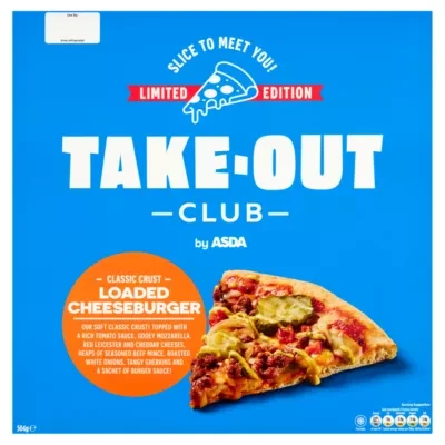 Takeout Club by ASDA Take-Out Club by  Limited Edition Classic Crust Loaded Cheeseburger 504g