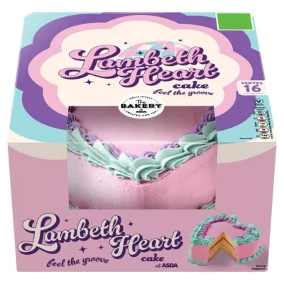 The BAKERY at ASDA The Bakery at  Lambeth Heart Cake