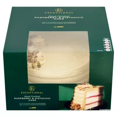 Exceptional by ASDA Exceptional by  Raspberry & Pistachio Cake