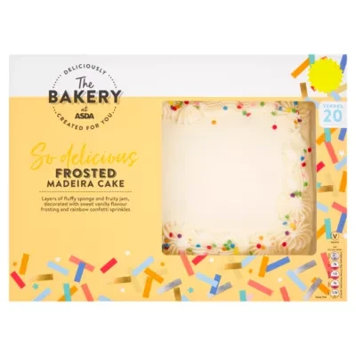 The BAKERY at ASDA The Bakery at  Frosted Madeira Cake