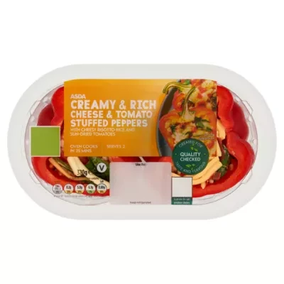 ASDA Creamy & Rich Cheese & Tomato Stuffed Peppers 320g