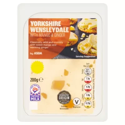 ASDA Yorkshire Wensleydale with Mango & Ginger 200g