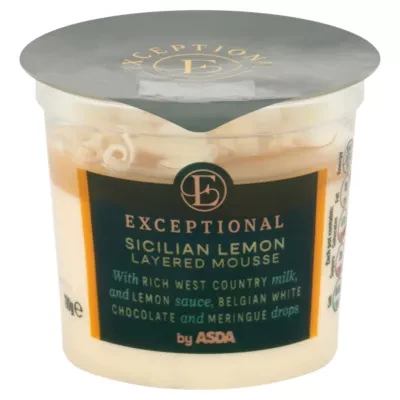 Exceptional by ASDA Exceptional by  Sicilian Lemon Layered Mousse 110g
