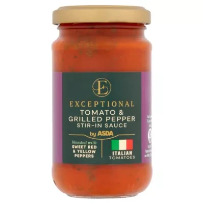 Exceptional by ASDA Exceptional by  Tomato & Grilled Pepper Stir-in Sauce 190g