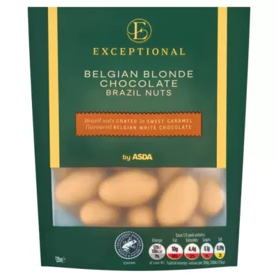 Exceptional by ASDA Exceptional by  Belgian Blonde Chocolate Brazil Nuts 120g
