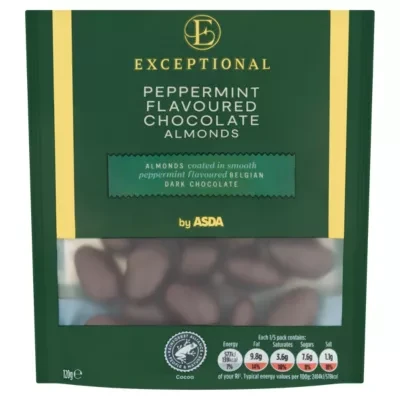 Exceptional by ASDA Exceptional by  Peppermint Flavoured Chocolate Almonds 120g