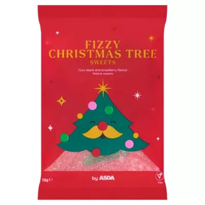 ASDA Fizzy Christmas Tree Sweets 130g