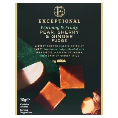 ASDA Exceptional by  Pear, Sherry & Ginger Fudge 150g