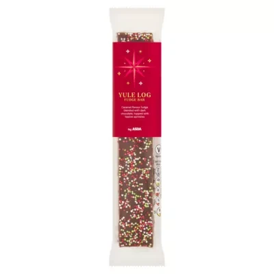 ASDA Yule Log Fudge Bar 120g