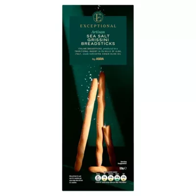 Exceptional by ASDA Exceptional by  Artisan Sea Salt Grissini Breadsticks 120g