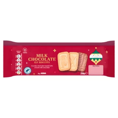 ASDA Milk Chocolate Elf Biscuits 250g