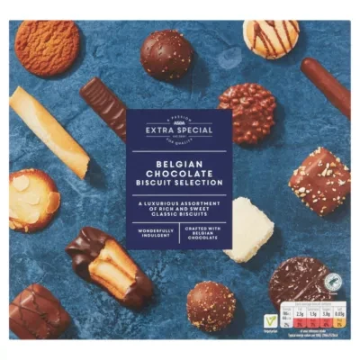 ASDA Extra Special Exceptional by  Belgian Chocolate Biscuit Selection 375g