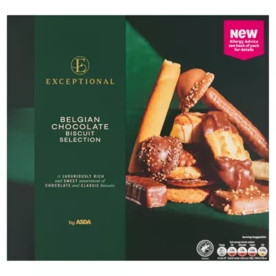 Exceptional By Asda Exceptional by  Belgian Chocolate Biscuit Selection 375g