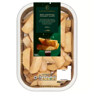 ASDA Exceptional by  Beef Dripping Chunky Chips 400g