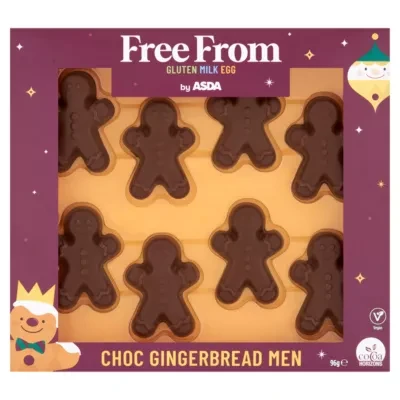 Free From by ASDA Choc Gingerbread Men 96g