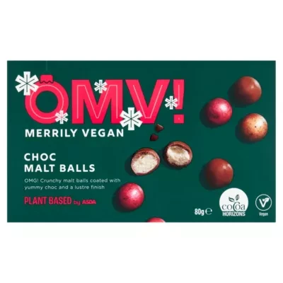 ASDA Plant Based by  OMV! Choc Malt Balls 80g