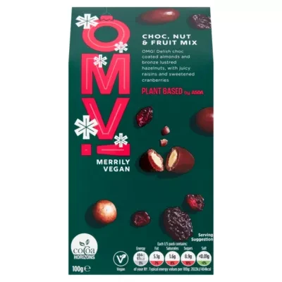 ASDA Plant Based by  OMV! Choc, Nut & Fruit Mix 100g