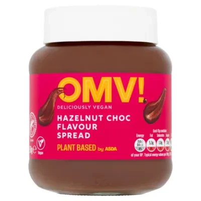 ASDA Plant Based by  OMV! Hazelnut Choc Flavour Spread 350g
