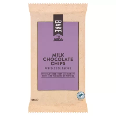 BAKE by ASDA Bake by ASDA Milk Chocolate Chips 100g