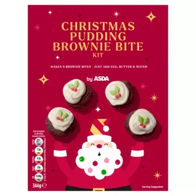 ASDA Christmas Pudding Brownie Bite Kit 344g