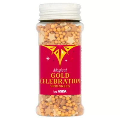 ASDA Magical Gold Celebration Sprinkles 68g