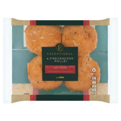 Exceptional by ASDA 4 Firecracker Rolls