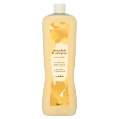 ASDA Nourish & Unwind Bath Soak 750ml