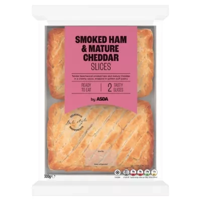 ASDA Smoked Ham & Mature Cheddar Slices 300g