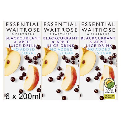 Essential Apple & Blackcurrant No Added Sugar Juice Drink