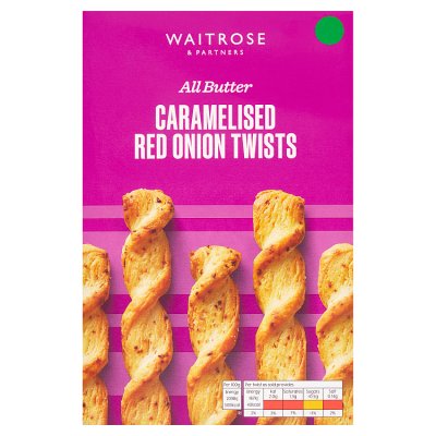 Waitrose All Butter Caramelised Red Onion Twists
