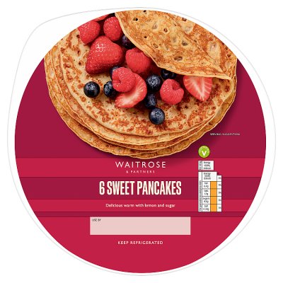 Waitrose 6 Sweet Pancakes