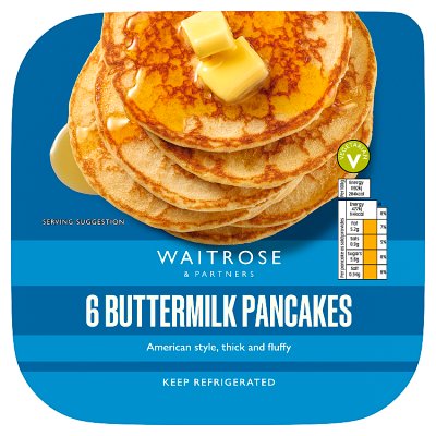 Waitrose 6 Buttermilk Pancakes