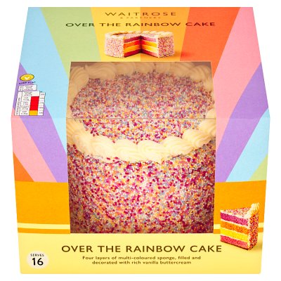 Waitrose Over the Rainbow Cake