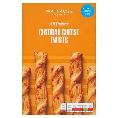 Waitrose All Butter Cheddar Cheese Twists