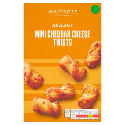 Waitrose All Butter Mini Cheddar Cheese Twists