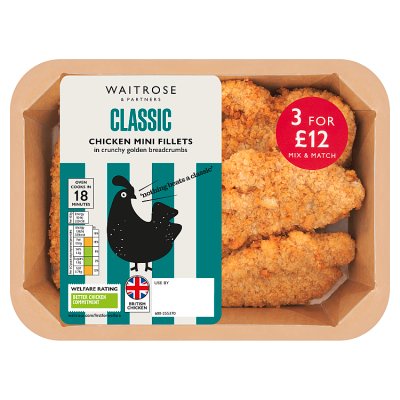 Waitrose Classic Chicken Mini Fillets