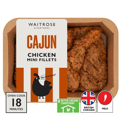 Waitrose Cajun Chicken Mini Fillets