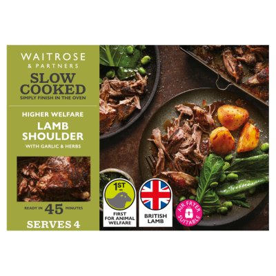 Waitrose Slow Cooked Lamb Shoulder with Garlic & Herbs