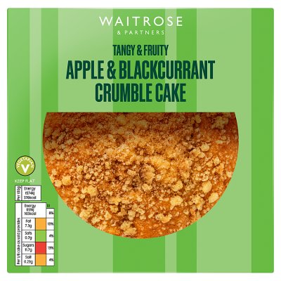 Waitrose Apple & Blackcurrant Crumble Cake