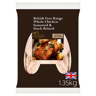 No.1 British Free Range Whole Stock Brined Chicken